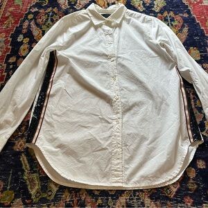 J Crew Cotton Tuxedo Style Shirt - 8